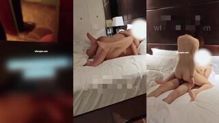 MZ租妻第三集。第二天，继续接客，这次开始之前老婆直接问单男，我已经接了两个客人了，你嫌弃姐的逼脏吗？上床后单男就给老婆一个69式，表示他就喜欢这样的骚逼