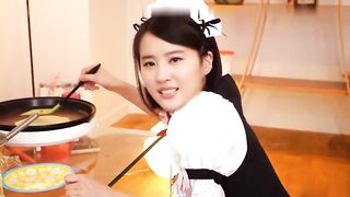 AI-刘亦菲-女仆装后入抽X