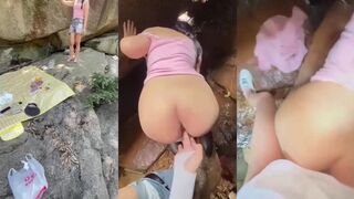 海角乱伦大神会喷水的亲姐姐❤️夏天和朋友们去野炊姐姐的油光黑丝太过于诱惑直接在山洞爆操内射狂喷不止无水印添加原版