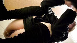 一月最新流出❤️魔手外购精品厕拍新场景《丝控系列》圆点黑丝女神和上吐下泄的美眉