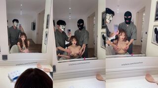 【02月新品⑤】五星推荐顶级颜值，白富美女神【lovechuu】下海沦为财阀肉便器，真正的穷人女神，富人母狗 (1)