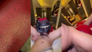 海角大神会喷水亲姐姐❤️哄骗亲姐户外游玩穿上汉服旅拍，实际上是想爆操她的嫩逼生过孩子逼还这么美无水印添加高清版