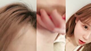 高颜值短发萌妹子KIKI跳蛋自慰 卫生间跳蛋震动粉嫩无毛逼逼高潮喷水 很是诱惑喜欢不要错过