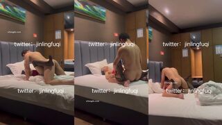 2025年最新【超重磅】顶级绿帽博主，【金陵夫妻】，跟粉丝3P，多P，超骚老婆，短发气质小美女，娇小身材大大欲望 (1)