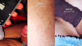 我和妈妈,外婆语音电话过程中操妈妈,惊险刺激。不敢射逼里了!