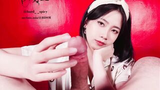 ❣️推荐❣️【安女王】测试用指甲刺激龟头，会不会射精，指甲插马眼，第一人称视角撸管 (2)