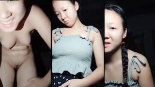 家境贫寒的纯情大奶小村姑在那个看了有点让人心酸的家直播听说这样能赚钱脱贫.